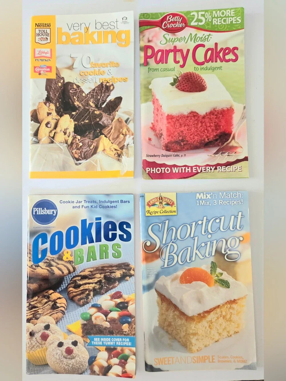 20 BAKING RECIPE COOKBOOKS BOOKLETS, COOKES, CAKES, PIES AND MORE